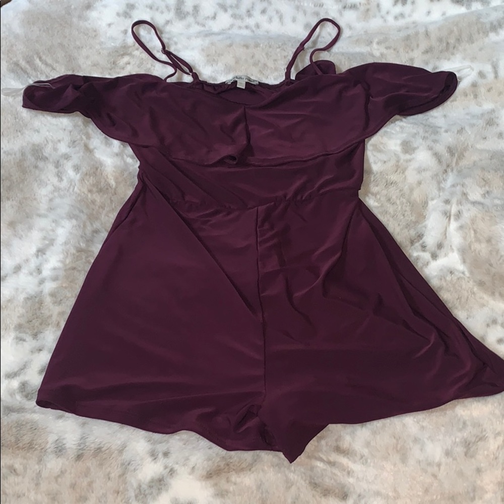 Off shoulder romper